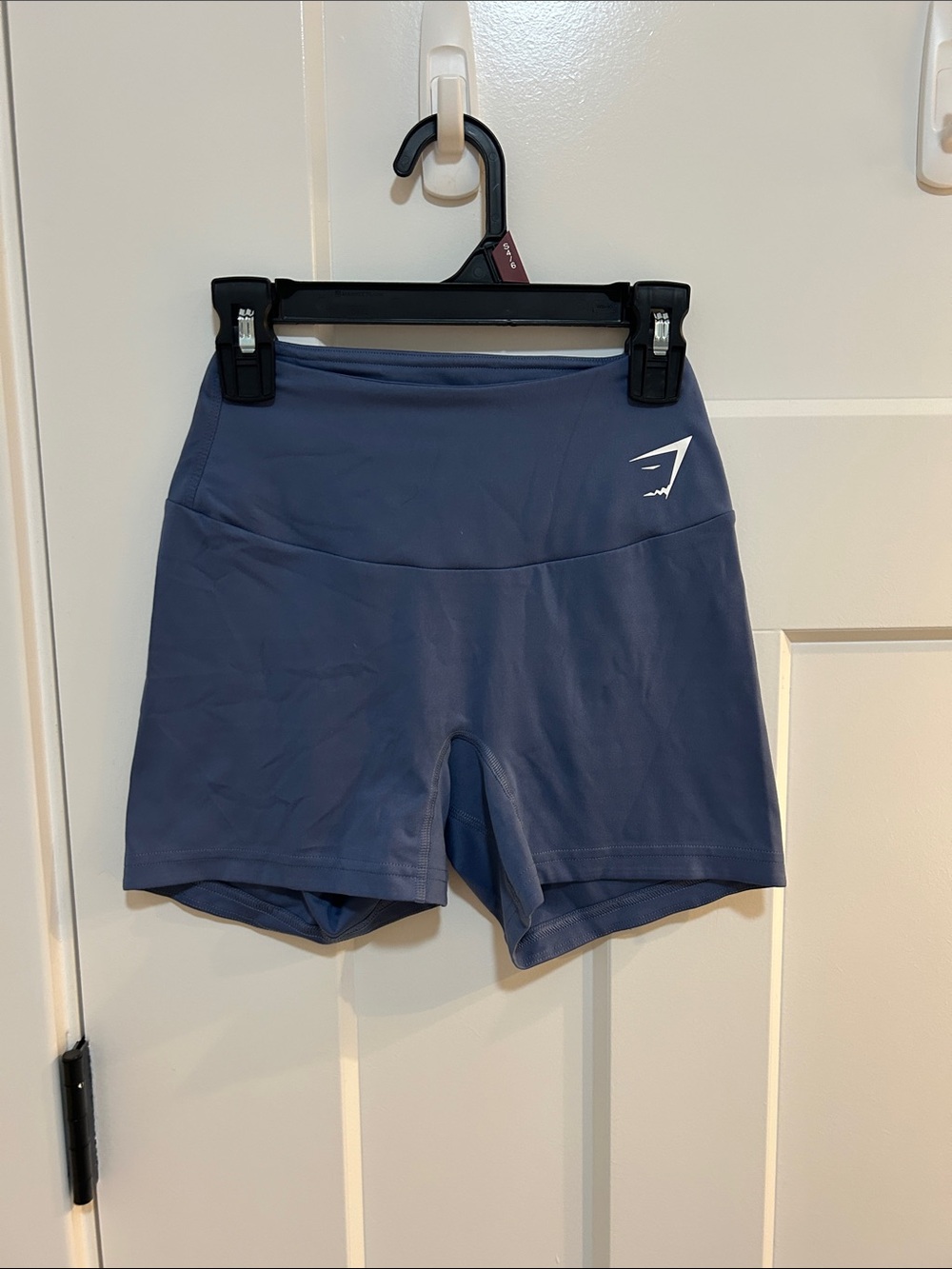 Gymshark Women's High-Rise Slate Blue Bike Shorts